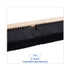 BOARDWALK 20624 Floor Brush Head, 3" Black Polypropylene Bristles, 24" Brush