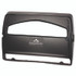 GEORGIA PACIFIC Professional 57748 Safe-T-Gard Toilet Seat Cover Dispenser, Half-Fold, 16.38 x 2.5 x 11.75, Black