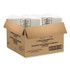 DART 85MFPPHT1R Hinged Lid Containers, 8.25 x 8 x 3, White, Plastic, 150/Carton