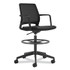 SAFCO PRODUCTS 6827BL Medina Extended-Height Chair, Supports Up to 275 lb, 23" to 33" Seat Height, Black Seat, Black Back, Black Base