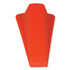 MASTER CASTER COMPANY 00965 Giant Foot Doorstop, No-Slip Rubber Wedge, 3.5w x 6.75d x 2h, Safety Orange