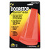 MASTER CASTER COMPANY 00965 Giant Foot Doorstop, No-Slip Rubber Wedge, 3.5w x 6.75d x 2h, Safety Orange