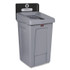 RUBBERMAID COMMERCIAL PROD. 2171554 Slim Jim Recycling Station 1-Stream, Landfill Recycling Station, 33 gal, Resin, Gray