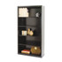 TENNSCO B66BK Metal Bookcase, Five-Shelf, 34.5w x 13.5d x 66h, Black