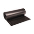 BOARDWALK 434722BLK High-Density Can Liners, 56 gal, 19 mic, 43" x 47", Black, Perforated Roll, 25 Bags/Roll, 6 Rolls/Carton