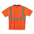 TENACIOUS HOLDINGS, INC. ergodyne® 22519 GloWear 8289BK Class 2 Hi-Vis T-Shirt with Black Bottom, 5X-Large, Orange