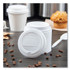 DART SOLO® TLP316 Traveler Cappuccino Style Dome Lid, Fits 10 oz to 24 oz Hot Cups, Plastic, White, 100/Pack, 10 Packs/Carton