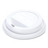 DART SOLO® TLP316 Traveler Cappuccino Style Dome Lid, Fits 10 oz to 24 oz Hot Cups, Plastic, White, 100/Pack, 10 Packs/Carton