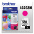 BROTHER INTL. CORP. LC203M LC203M Innobella High-Yield Ink, 550 Page-Yield, Magenta