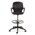 SAFCO PRODUCTS 7014BL Shell Extended-Height Chair, Supports Up to 275 lb, 22" to 32" Seat Height, Black Seat, Black Back, Black Base