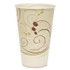 DART SOLO® R12NSYM Symphony Treated-Paper Cold Cups, 12 oz, White/Beige/Red, 100/Bag, 20 Bags/Carton