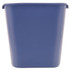 RUBBERMAID COMMERCIAL PROD. 295673BE Deskside Recycling Container, Medium, 28.13 qt, Plastic, Blue