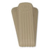 MASTER CASTER COMPANY 00900 Big Foot Doorstop, No Slip Rubber Wedge, 2.25w x 4.75d x 1.25h, Beige