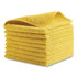 RUBBERMAID COMMERCIAL PROD. 1820584 Microfiber Cleaning Cloths, 16 x 16, Yellow, 24/Pack