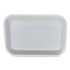 GEN 2SWH Meat Trays, #2S, 8.5 x 6 x 0.7, White, 500/Carton