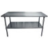 BK RESOURCES 2VT6030 Stainless Steel Flat Top Work Tables, 60w x 30d x 36h, Silver, 2/Pallet