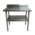 BK RESOURCES 2VTR54830 Stainless Steel 5" Riser Top Tables, 48w x 30d x 39.75h, Silver, 2/Pallet