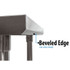 BK RESOURCES 2VTR57230 Stainless Steel 5" Riser Top Tables, 72w x 30d x 39.75h, Silver, 2/Pallet