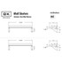 BK RESOURCES 2WSE1248 Stainless Steel Economy Overshelf, 48w x 12d x 8h, Stainless Steel, Silver, 2/Pallet