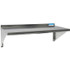 BK RESOURCES 2WSE1248 Stainless Steel Economy Overshelf, 48w x 12d x 8h, Stainless Steel, Silver, 2/Pallet