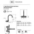 BK RESOURCES EVO4SM4G Evolution Splash Mount Stainless Steel Faucet, 9.06" Height/4.5" Reach, Stainless Steel