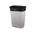 HERITAGE X7658QK Reprocessed Resin Can Liners, 60 gal, 2 mil, 38" x 58", Black, 100/Carton