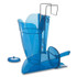 CFS BRANDS San Jamar® SI9000 Saf-T-Scoop and Guardian System for Ice Machines, 64 oz to 86 oz Ice Scoop, Transparent Blue