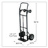 SAFCO PRODUCTS 4070 Tuff Truck Convertible Hand Truck, 400 lb to 500 lb Capacity, 14.5 x 45.6, Black