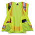 TENACIOUS HOLDINGS, INC. ergodyne® 24077 GloWear 8248Z Class 2 Two-Tone Surveyors Zipper Vest, Polyester, 2X-Large/3X-Large, Lime