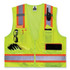 TENACIOUS HOLDINGS, INC. ergodyne® 24077 GloWear 8248Z Class 2 Two-Tone Surveyors Zipper Vest, Polyester, 2X-Large/3X-Large, Lime