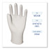 BOARDWALK 315MCT Powder-Free Synthetic Vinyl Gloves, Medium, 4 mil Thick, 9.5" Long, Cream, 100/Box, 10 Boxes/Carton