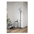 ALBA PMTRIA2M Triangular Umbrella Stand, Steel, 10.25w x 10.25d x 23.67h, Silver/Black