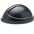 RUBBERMAID COMMERCIAL PROD. 362000BK Untouchable Plastic Half-Round Lid, 21.38w x 12.38d x 9.13h, Black