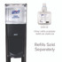 GO-JO INDUSTRIES PURELL® 7216DS ES6 Hand Sanitizer Floor Stand with Dispenser, 1,200 mL, 13.5 x 5 x 28.5, Graphite/Silver