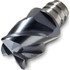 Ingersoll Cutting Tools 5840602 Corner Radius & Corner Chamfer End Mill Heads; Number Of Flutes: 4 ; Coating/Finish: TiAlN ; End Mill Material: Carbide ; Overall Length (Decimal Inch): 1.0000 ; Mill Diameter (Decimal Inch): 0.7500 ; Corner Radius (De