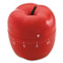 BAUMGARTENS 77042 Shaped Timer, 4" Diameter x 4"h, Red Apple