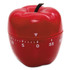 BAUMGARTENS 77042 Shaped Timer, 4" Diameter x 4"h, Red Apple