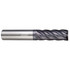 Helical Solutions 44077 Square End Mill: 3/16" Dia, 9/16" LOC, 5 Flutes, Solid Carbide