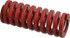 Dayton Lamina 9-3220-26 Die Spring: 2" Hole Dia, 1" Rod Dia, 5" Free Length, Red