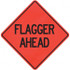 PRO-SAFE 07-800-3001-L Traffic Control Sign: Triangle, "Flagger Ahead"