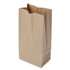 ROSS & WALLACE PAPER PRODUCTS, INC. General LB24LAJ Standard Paper Lunch Bags, 5.13" x 3.13" x 10.38", Natural Kraft, 1,200/Carton