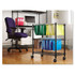 ALERA FW60-1426BL Two-Tier File Cart for Front-to-Back + Side-to-Side Filing, Metal, 1 Shelf, 3 Bins, 26" x 14" x 29.5", Black