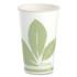 DART SOLO® RW16BBD110CT Bare Eco-Forward Paper Cold Cups, 16 oz, Green/White, 100/Sleeve, 10 Sleeves/Carton