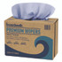BOARDWALK P070IDB Hydrospun Wipers, 8.26 x 16.75, Blue, 100 Wipes/Box, 10 Boxes/Carton