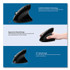ADESSO INC IMOUSEE10 iMouse E10 Wireless Vertical Ergonomic USB Mouse, 2.4 GHz Frequency/33 ft Wireless Range, Right Hand Use, Black