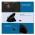 ADESSO INC IMOUSEE10 iMouse E10 Wireless Vertical Ergonomic USB Mouse, 2.4 GHz Frequency/33 ft Wireless Range, Right Hand Use, Black