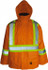 Viking 6326JO-XXXL Heated Jacket: Size 3X-Large, High-Visibility Orange, Polyester