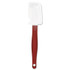 RUBBERMAID COMMERCIAL PROD. 1962 RED High-Heat Cook's Scraper, Plastic, 9.5", Red/White