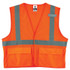 TENACIOUS HOLDINGS, INC. ergodyne® 21135 GloWear 8220HL Class 2 Standard Mesh Hook and Loop Vest, Polyester, Large/X-Large, Orange