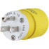 Bryant Electric BRY5266NPCR Straight Blade Plug: Industrial, 5-15P, 125VAC, Yellow